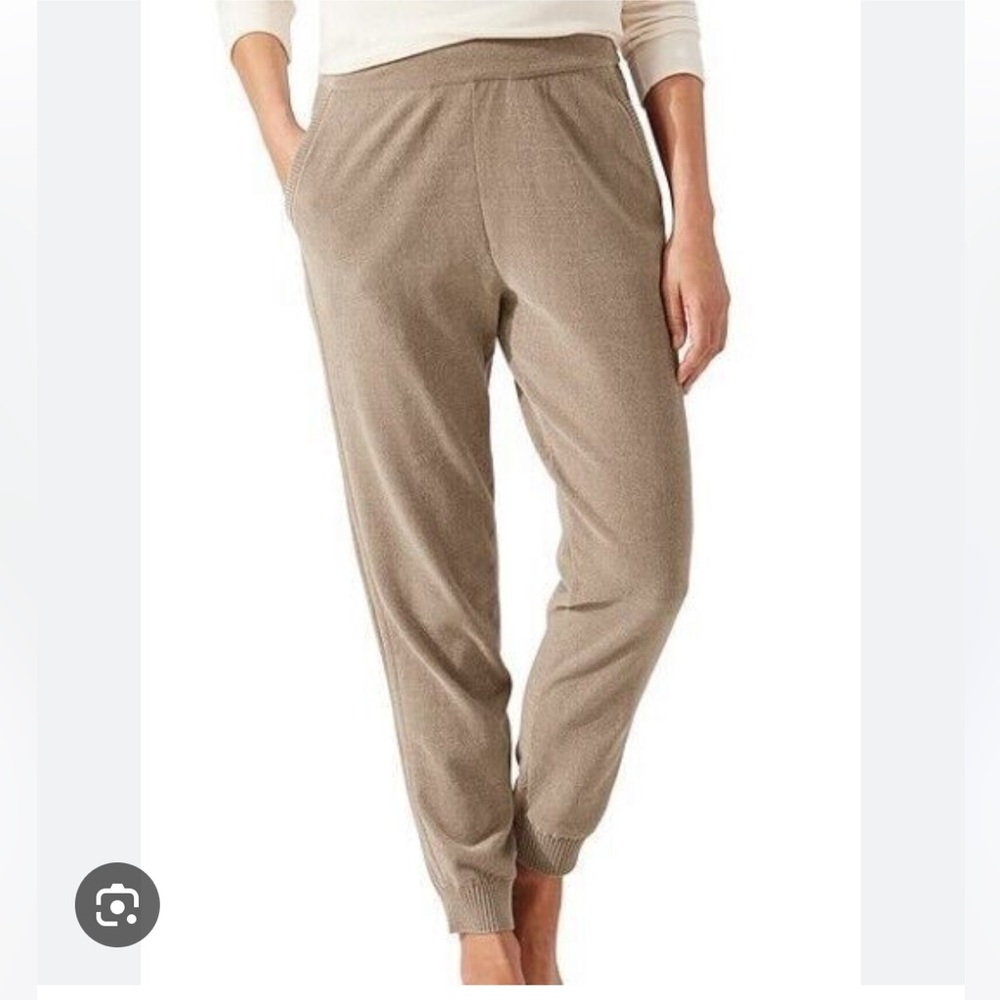 Tommy Bahama Sea Light Sweater Jogger Pants Cinder Wood Brown - Size XL NWT $128
